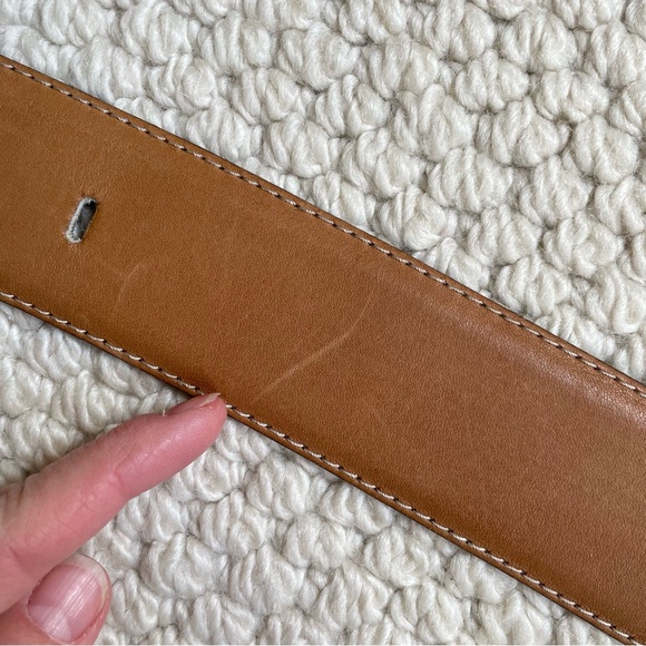 Rodier tan leather belt - Picture 13 of 13